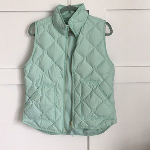J. Crew quilted vest.